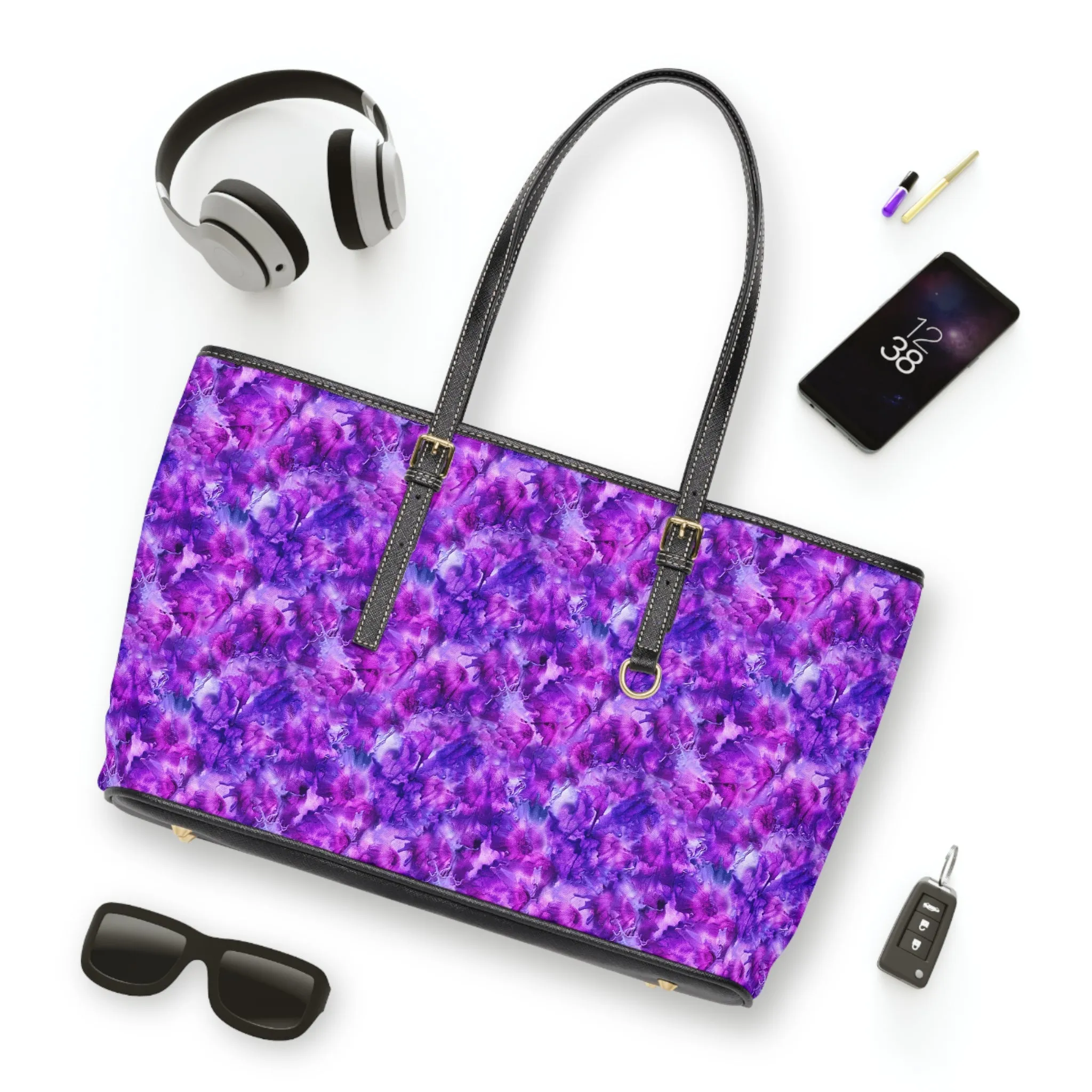 Amethyst Dreams Shoulder Tote Bag