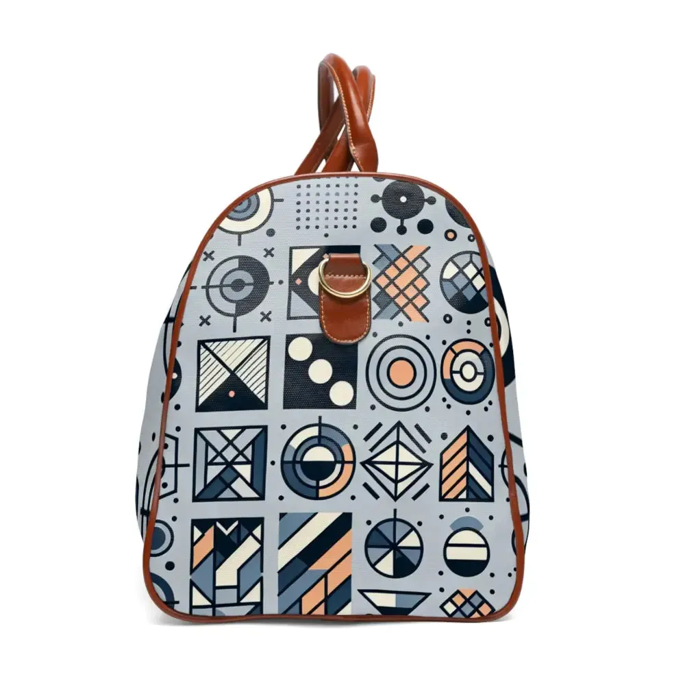 Aurora Symmetry - Geometric Travel Bag