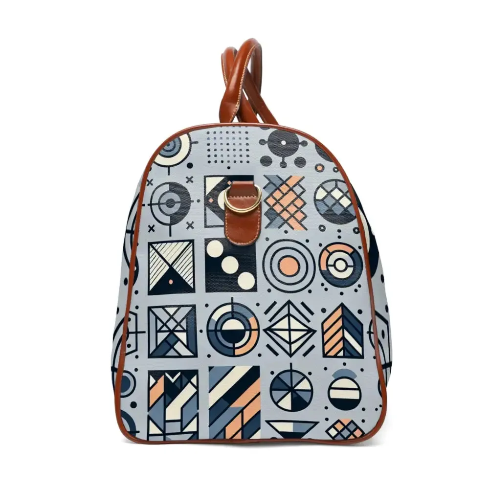 Aurora Symmetry - Geometric Travel Bag