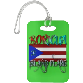 Boricua Island Flare - Puerto Rico Luggage Bag Tag