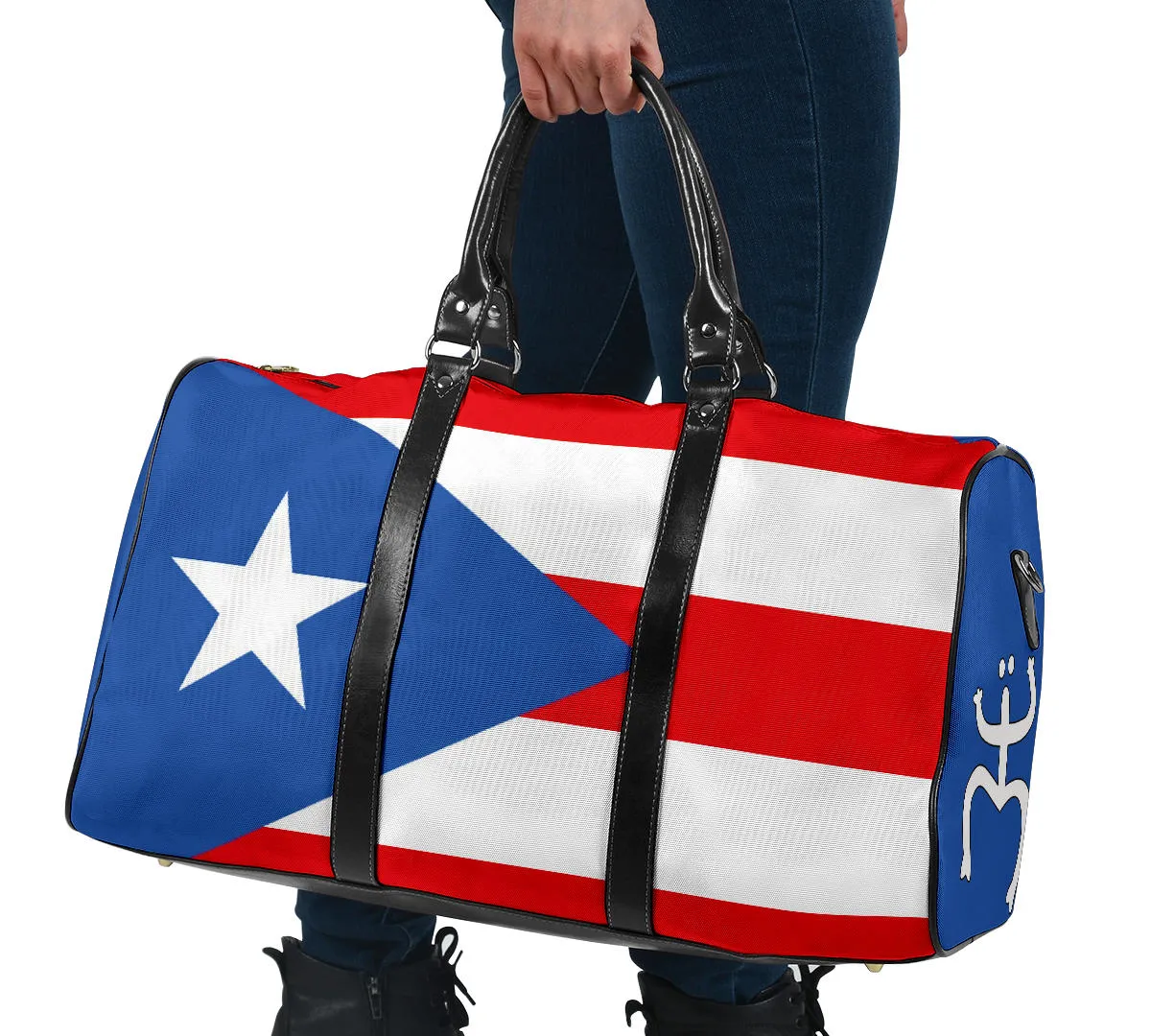 Boricua PR Flag Travel Bag