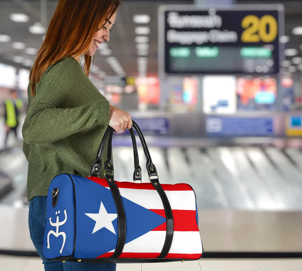 Boricua PR Flag Travel Bag