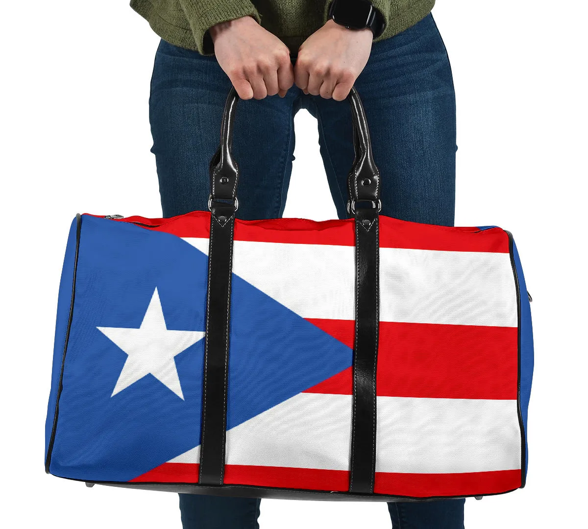 Boricua PR Flag Travel Bag