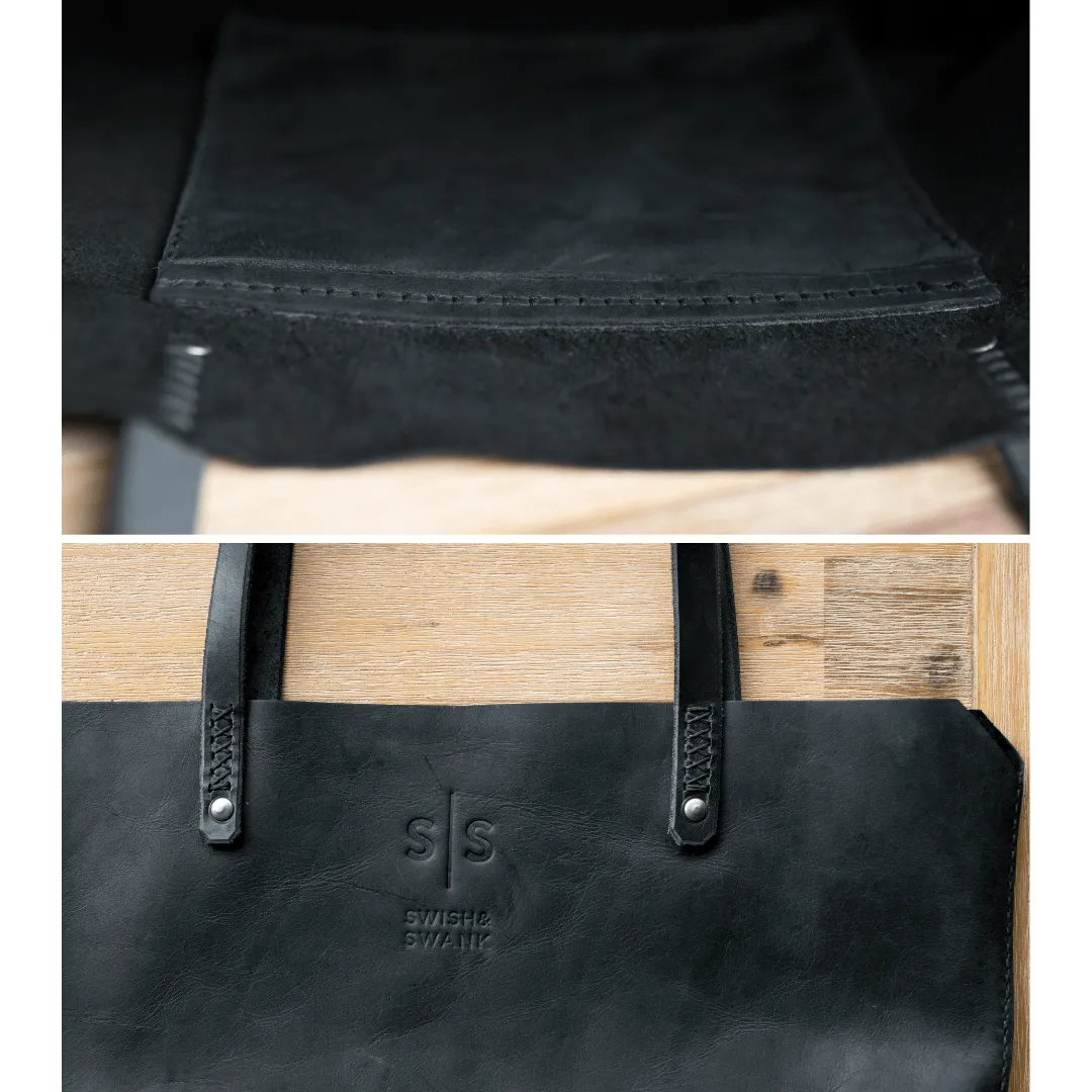 Classic Eve Leather Tote - Black Edition