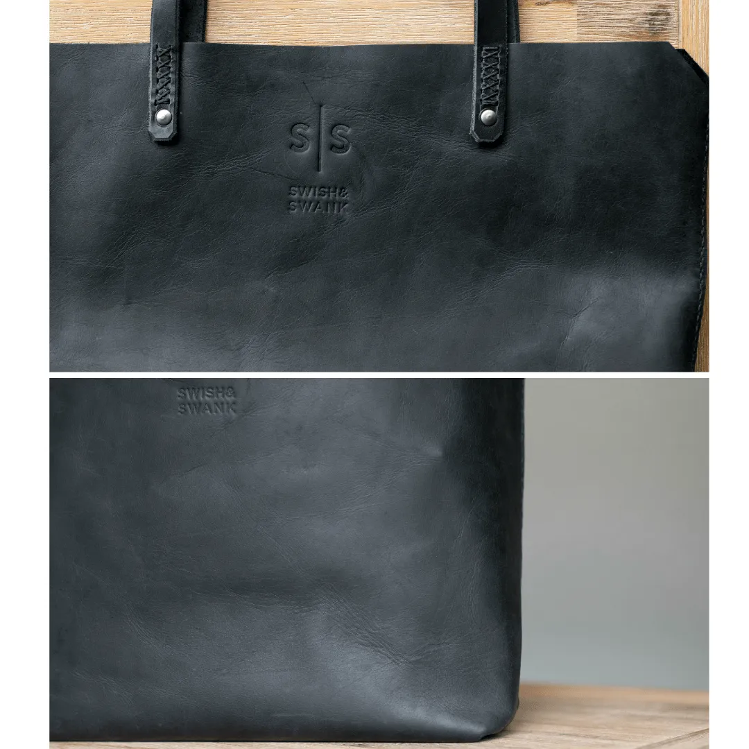 Classic Eve Leather Tote - Black Edition