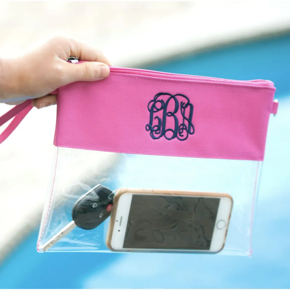 Clear Game Day Purse with Personalization