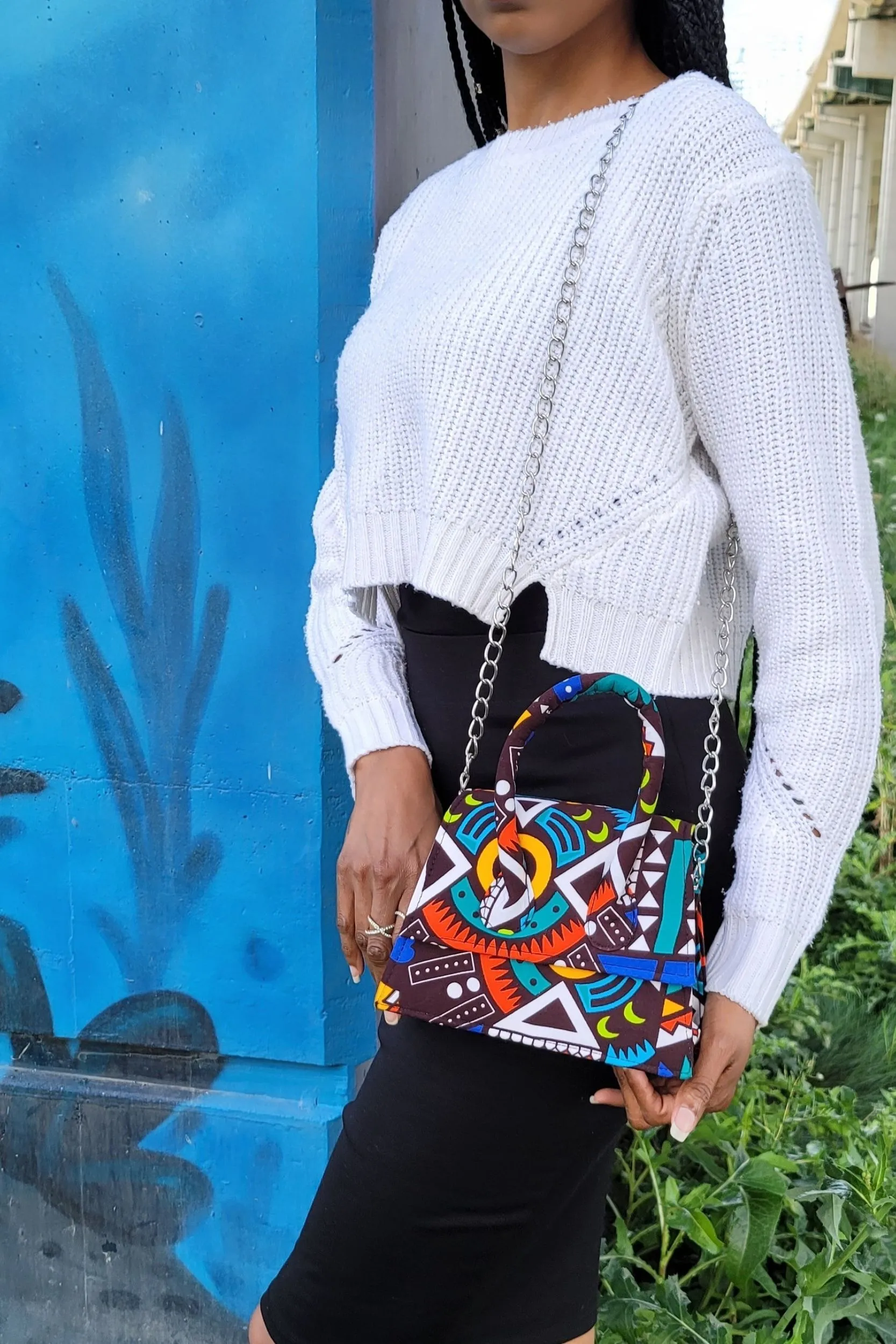 COCO African Print Mini Bag