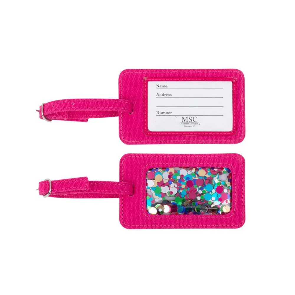 Confetti Luggage Tag