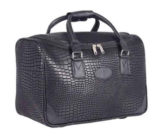 Conrad P832A Black Croc Bag