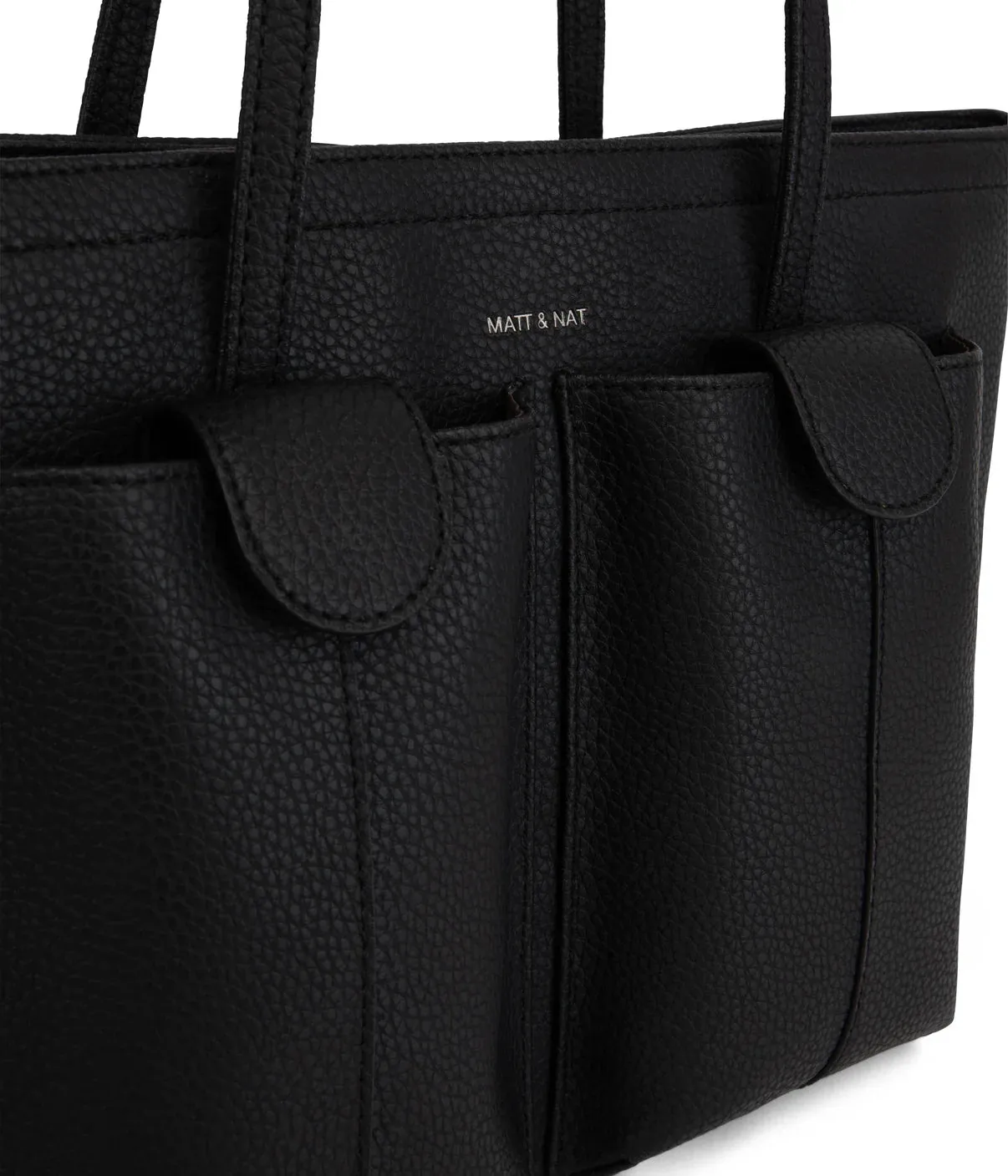 JOS Vegan Tote Bag - Purity - Black