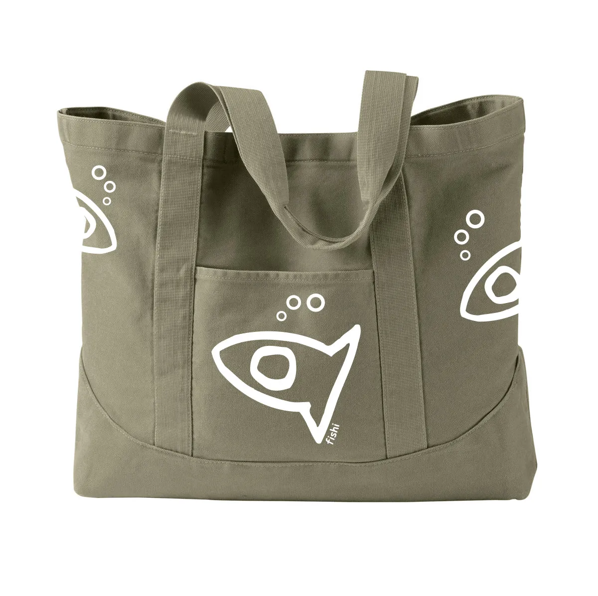 Large Beach Canvas Tote (More Colors Available)