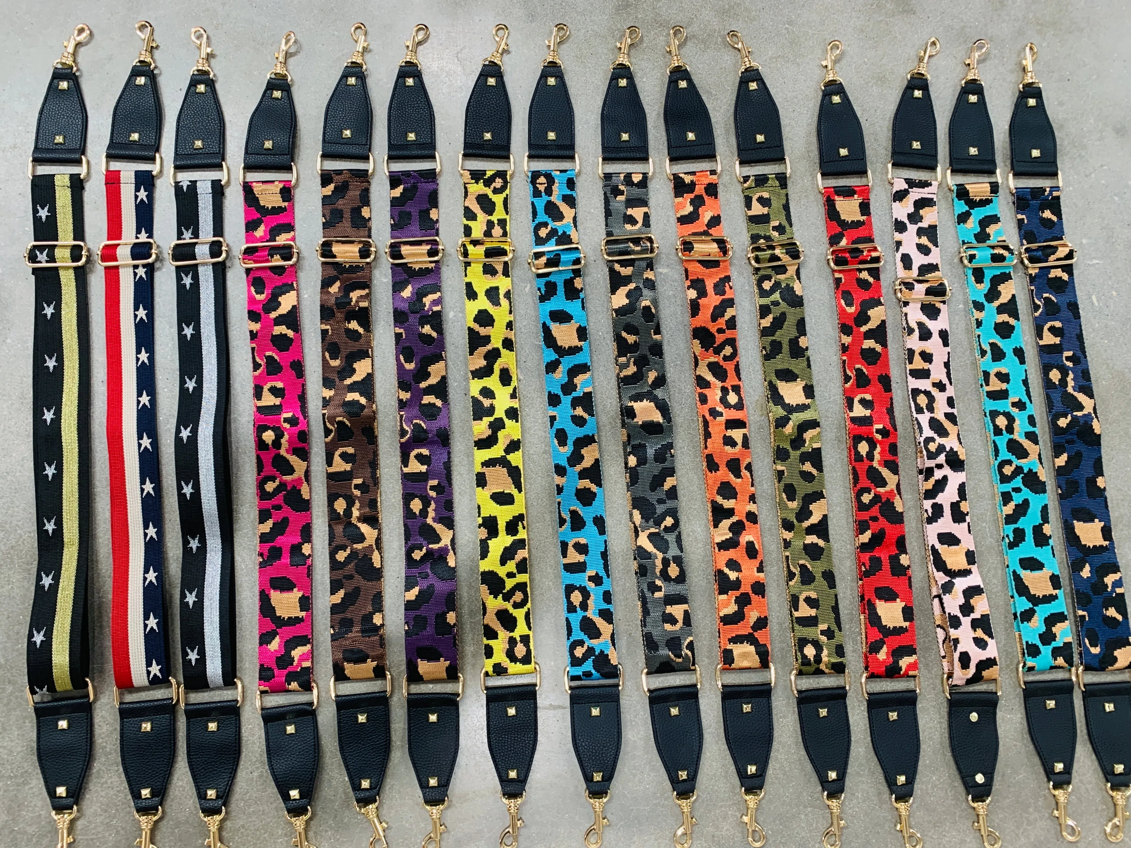 Leopard Guitar Camera  Straps - Various