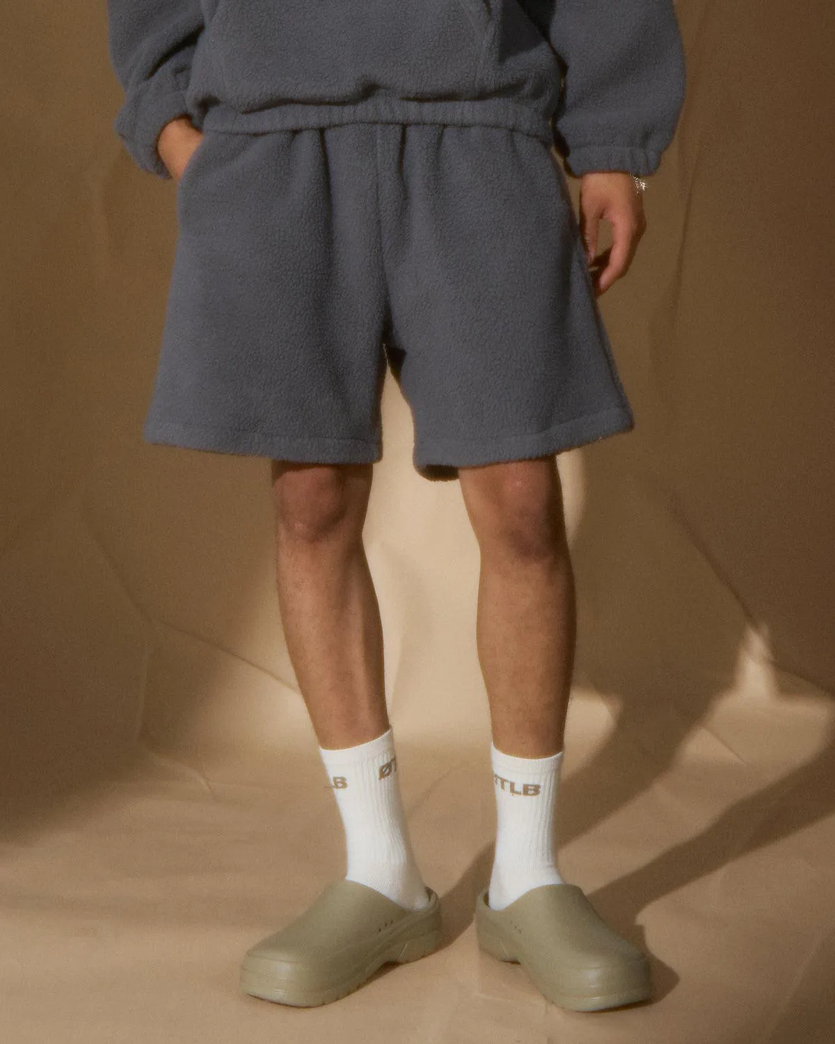 Off The Label fleece shorts