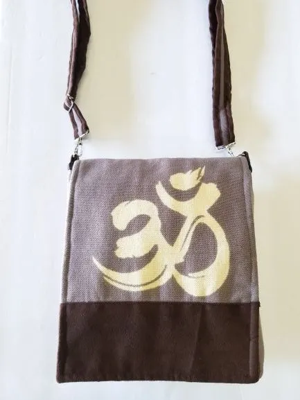 Om Print Shoulder Bag