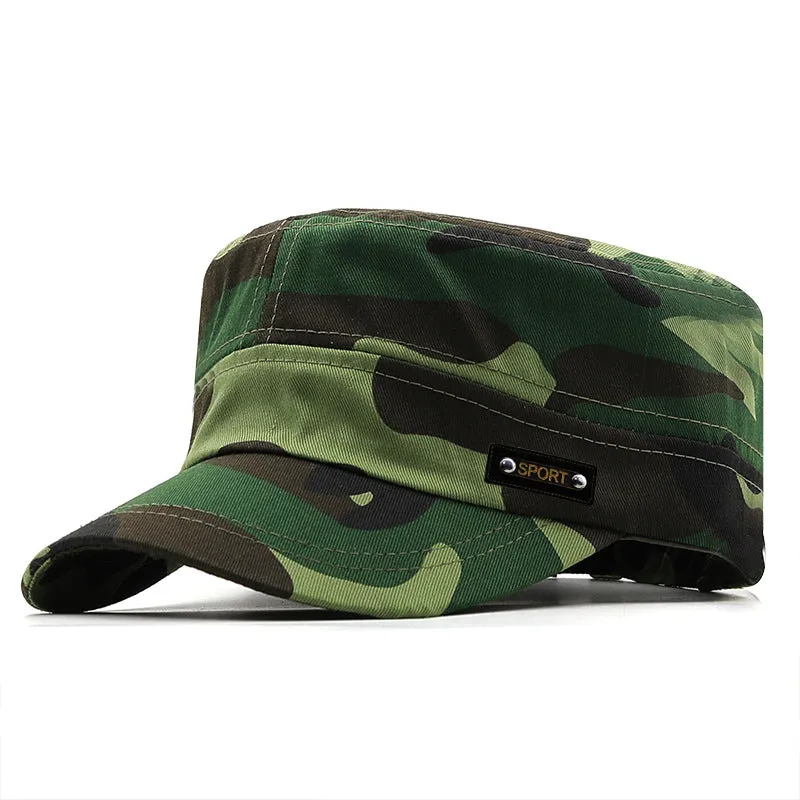 Outdoor Mountaineering Camouflage Flat Cap