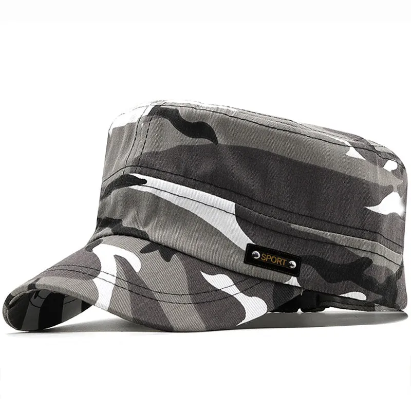 Outdoor Mountaineering Camouflage Flat Cap