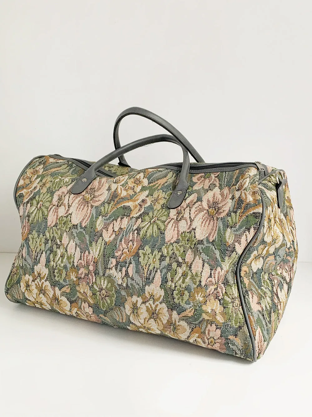 Protocol Pastel Floral Tapestry Duffel