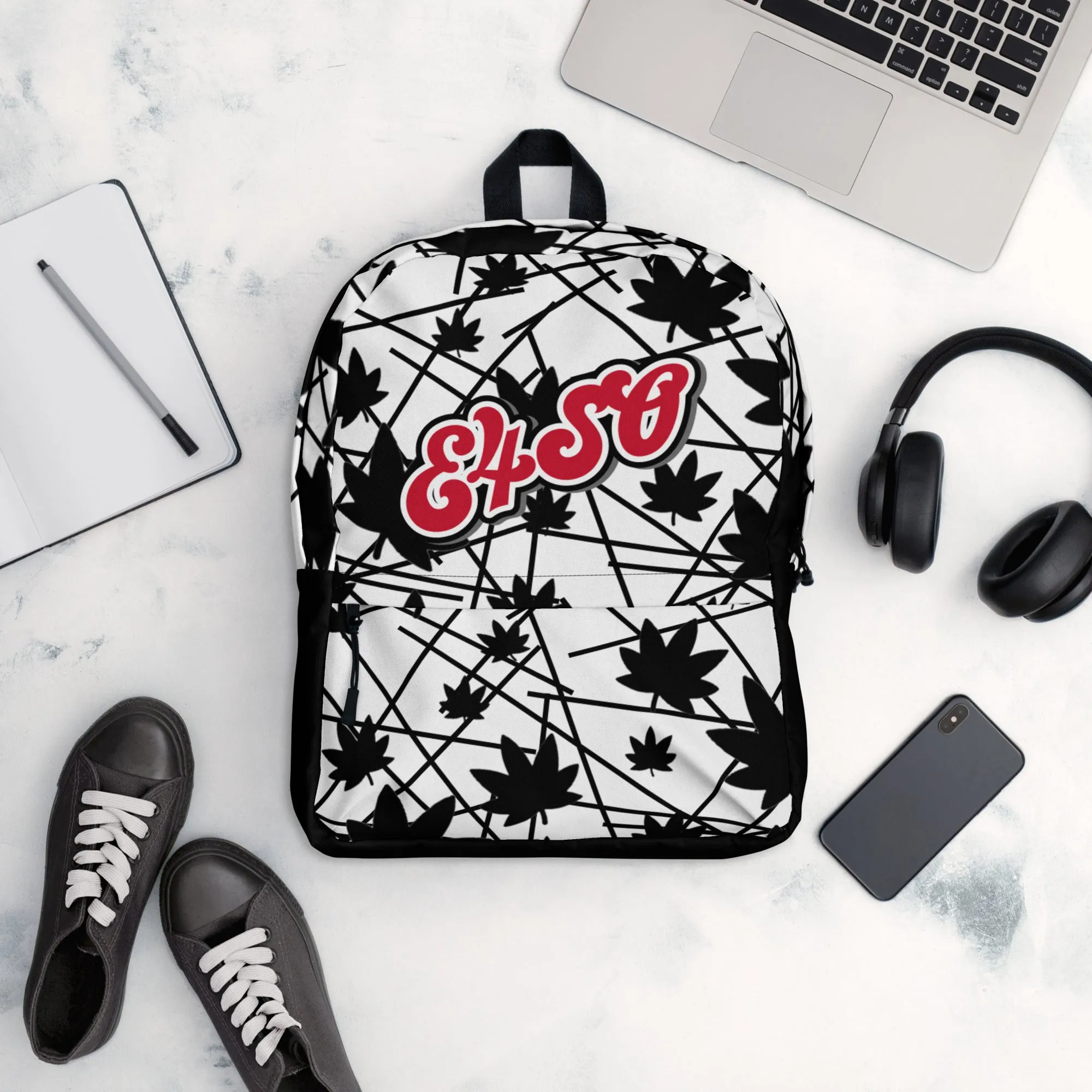 Red Print E4SO Backpack