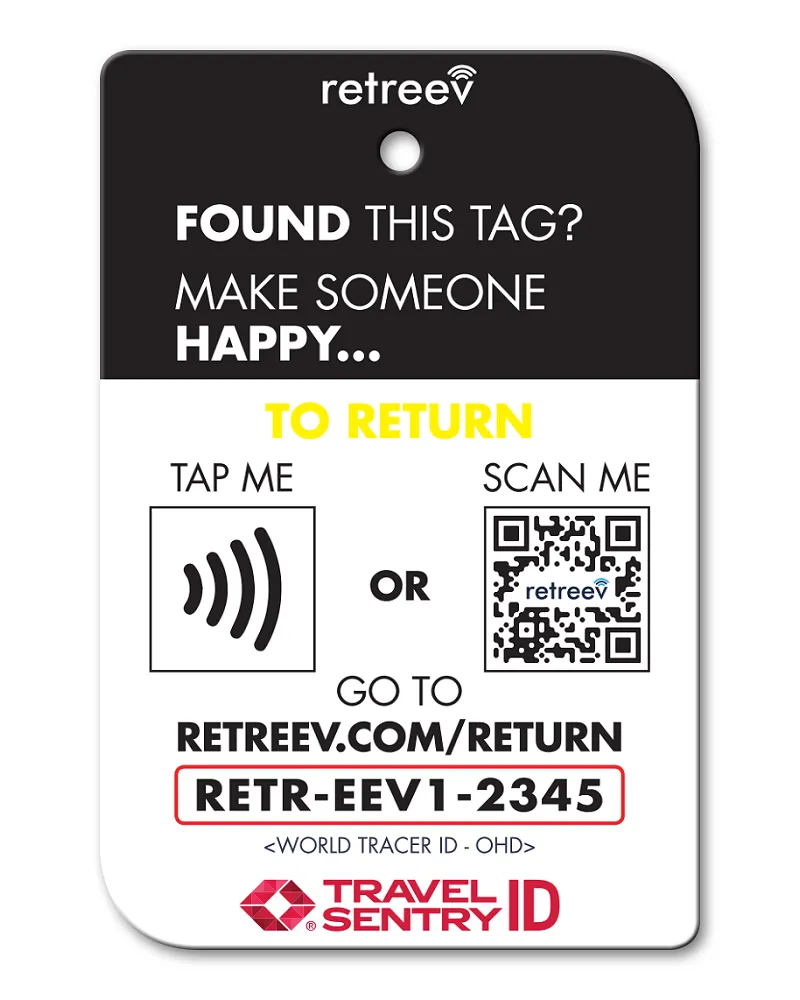 Retreev Smart Luggage Tag PILOT