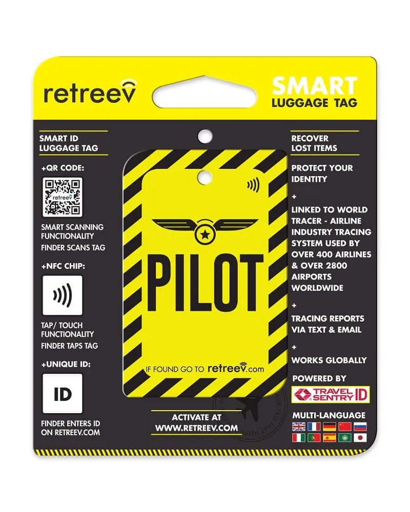 Retreev Smart Luggage Tag PILOT