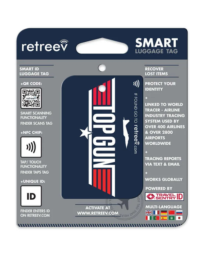 Retreev Smart Luggage Tag TOP GUN