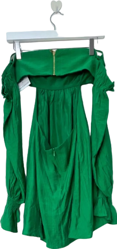 Seven Wonders Green Off Shoulder Dress UK XS