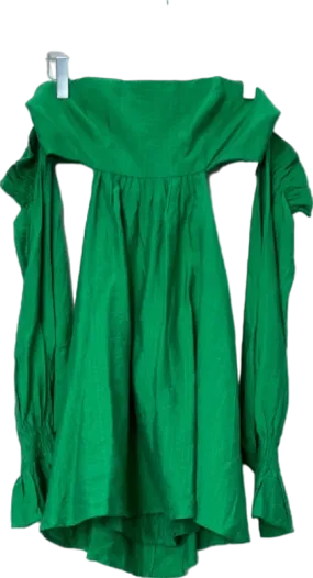 Seven Wonders Green Off Shoulder Dress UK XS