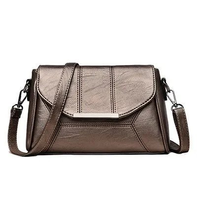 Soft Crossbody Bags For Women Pu Leather Handbags Designer Women Shoulder Bags High Quality Solid Women Messenger Bags