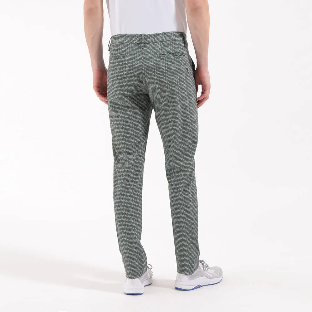 START | 4 WAY STRETCH WELT POCKET PRINTED TROUSERS | FINAL SALE