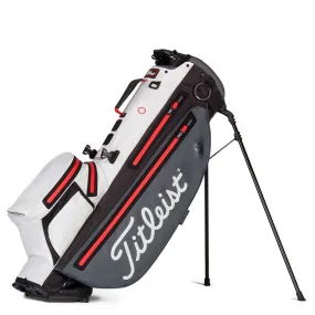 Titleist Players 4 Plus StaDry Stand Bag - Charcoal/White/Red