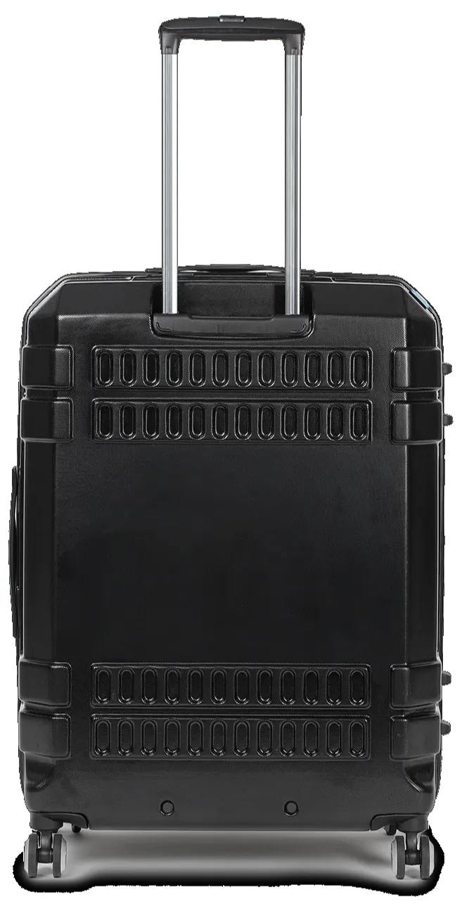 Uppercase Bullet Hard Luggage Bag (Black)